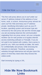 Mobile Screenshot of hidemenow.net