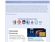 Tablet Screenshot of hidemenow.net